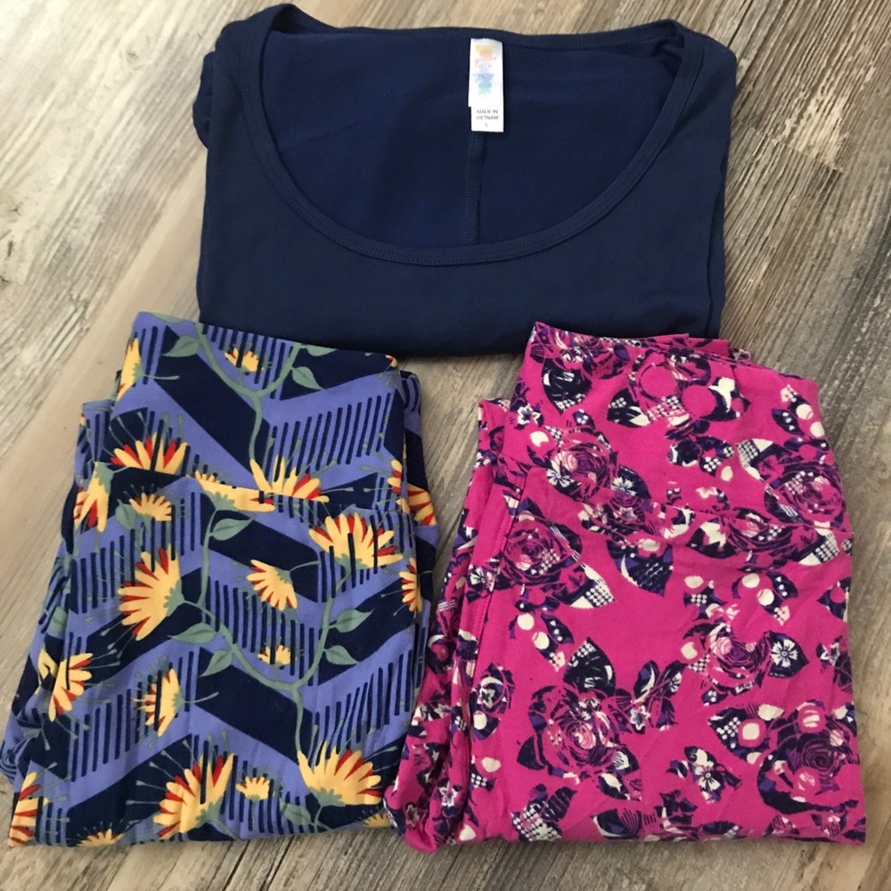 LuLaRoe Perfect Tee and Leggings Set